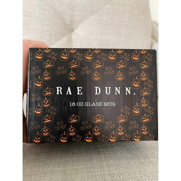 HTF NWT Rae Dunn Basic Witch Glass Mug - Picture 3 of 3